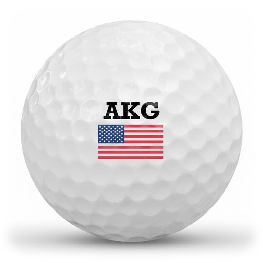 US Flag Golf Balls